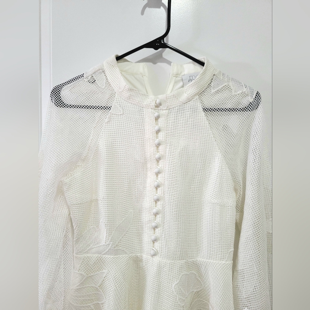 NWT Anthropologie Mare Mare Sabine Embroidered Mini Dress XS - Picture 10 of 16